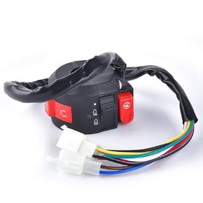Left Handlebar Switch Assembly Replacement for 50cc 70cc 90cc 110 cc 125cc 150cc ATVs Quad 4 Wheelers Taotao SunL Coolster