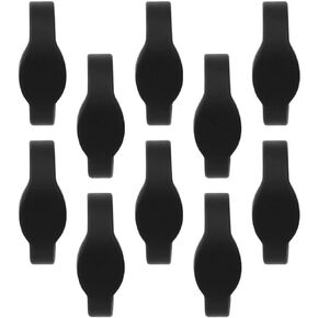 RFID Bracelet,10pcs 13.56Mhz RFID Wristband Silicone Bracelet Waterproof IC Card for Swimming Pool Sauna Room(Black)