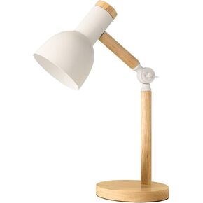 himmel Table Lamp, Adjustable Wooden Table Lamp, Children's Desk Lamp for Bedroom, Living Room, E27 Base Reading Next Lamp