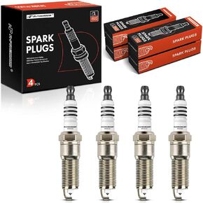 A-Premium Iridium Platinum Spark Plugs Compatible with Jeep Wrangler TJ 2003-2006, Liberty 2002-2005 & Chrysler Sebring 2001-2006, PT Cruiser & Dodge Caravan, L4 2.4L (Pack of 4)