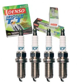 Sixity Auto 4 pc DENSO Iridium TT Spark Plugs compatible with Toyota Tacoma 2.7L L4 2005-2017