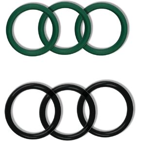 6Pcs Power Steering Pump O-Ring Kit Compatible with Acura and Honda Models P/S Pump Inlet&Outlet Seals Replaces OEM ‎91345-PDA-E01; 91345-RDA-A01; 91370-SV4-000 in Kuwait