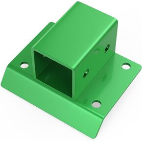 Tractor Bucket Hooks 2 inch Receiver, Mount with Backing Plate, Grade 70 Forged Steel Bolts, 2" Receiver Compatible with John Deere sub Compact and Compact Tractor Buckets