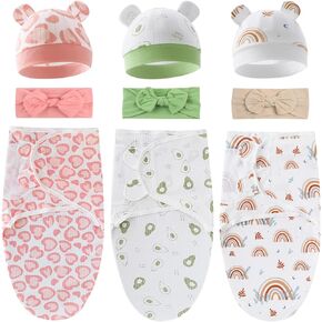 3-Pack Organic Baby Swaddle Sleep Sacks - Newborn Swaddle Sack - Baby Sleep Sack - Baby Swaddle Blanket Wrap