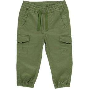 RUGGEDBUTTS® Baby/Toddler Boys Drawstring Joggers Tapered Ankle Pull-On Pants