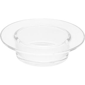 Uonlytech Replacement Oil Warmer Dish Wax Melt Warmer Liner Dish Round Glass Dish Candle Wamer Bowl Plate Wax Tray for Electric Lamps Oil and Tart Warmers
