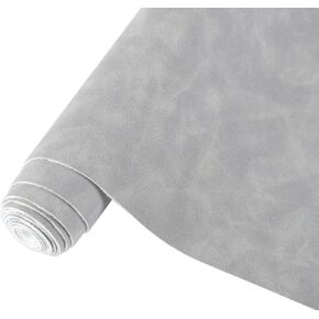 ملاءات جلد صناعي متجمد CDY: 35 × 135 سم نسيج أسود ناعم من جلد الغزال الصناعي مادة صناعية PU بلون سادة من الجلد الصناعي لحرف التنجيد، خياطة يدوية (أسود) in Kuwait