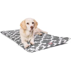 36" Trellis Gray Crate Dog Bed Mat By Majestic Pet Products