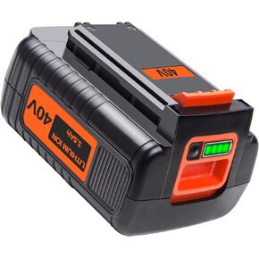BOTTK 40v 3.5Ah Battery Replacement for Black and Decker 40V Battery LBX2040 Black+Decker Lithium Battery