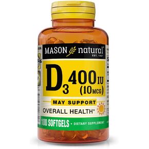 Mason Natural D 400 IU - 100 Softgels