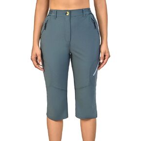 Little Donkey Andy Women's Quick-Dry Capri Shorts, UPF50+ Sun Protection 3/4 Hiking Pants for Hiking Travel