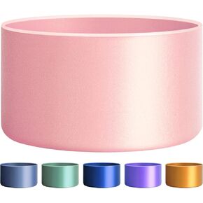 Vmini Metallic Matte Luster Silicone Boot Compatible with Stanley 40/30/20 oz Tumbler and More Tumblers with 2.8-3in Base, Glitter Bottom Protector for Stanley Cup Accessories 40oz 30oz
