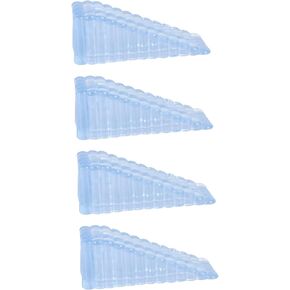 4pcs Silicone Door Stop Door Wedge Tools Heavy Duty Slip- Resistant Rubber Door Wedges Door Stops Door Stop Tools Door Stoppers for Floor Household Child Anti-Pinch