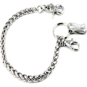 Double K Basic & Simple Strong Key Jean Wallet Chain (30") MLT CS39