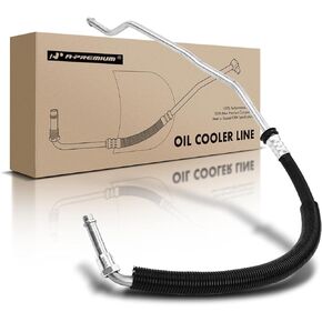 A-Premium Inlet Upper Engine Oil Cooler Line Hose Assembly Compatible with Chevrolet Express 1500 2500 3500 GMC Savana 1500 2500 3500 1996-2002 V8 5.7L