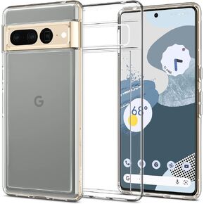 Spigen Ultra Hybrid [Anti-Yellowing Technology] Designed for Pixel 7 Pro Case (2022) - Crystal Clear
