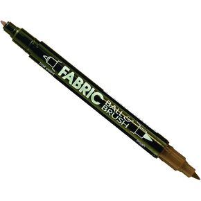 Uchida 122-C-6 Marvy Fabric Ball and Brush Marker, Brown