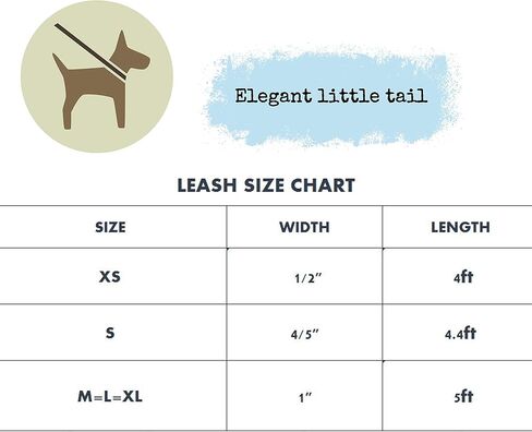 Elegant little tail Dog Leash, Strong and Durable Traditional Style Dog Leash, Webbing Dog Leashs, Soft Walking Pet Leash for Small Medium Large Dogs in Saudi Arabia