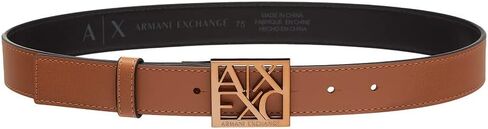 A｜X ARMANI EXCHANGE Women's Square Ax Logo Buckle Belt in Saudi Arabia