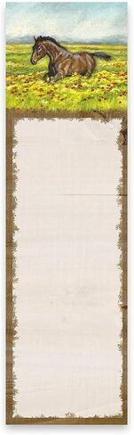Primitives by Kathy 109182 Horse in Field List Notepad, 9-inch Height in Saudi Arabia