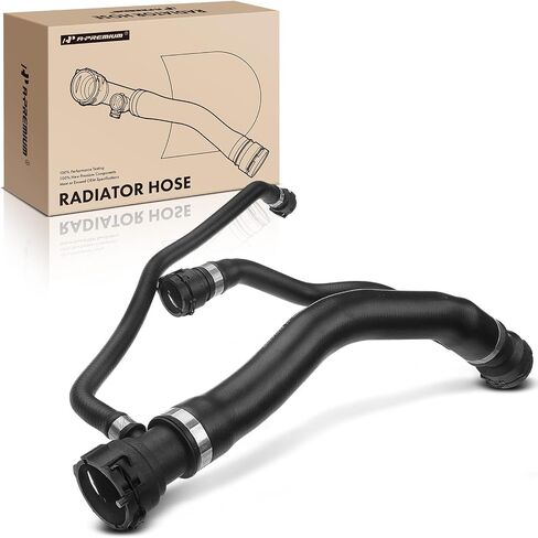 A-Premium Upper Radiator Coolant Hose Compatible with BMW E65 750i 2006 2007 2008 2009, E66 750Li 2006 2007 2008 2009, V8 4.8L Petrol, Replace# 17127535742 in Saudi Arabia