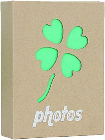 Photo Album Hold 100 Pockets,4"x 6" Photos Kid Photo Album Hold,Children's Kraft Pictures Album(Love) in Saudi Arabia
