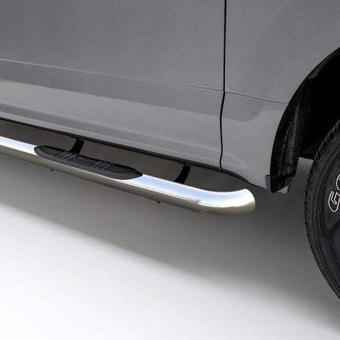 ARIES 202001-2 قضبان Nerf مستديرة من الفولاذ المقاوم للصدأ مقاس 3 بوصة، بدون مثقاب، اختر Toyota Tacoma in Saudi Arabia