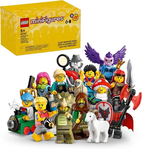 LEGO Minifigures Series 25 6 Pack, Mystery Blind Box, Includes 6 Surprise Minifigures, Collectible Gift for Boys, Girls and Kids Ages 5 and Up, 66763 in Saudi Arabia