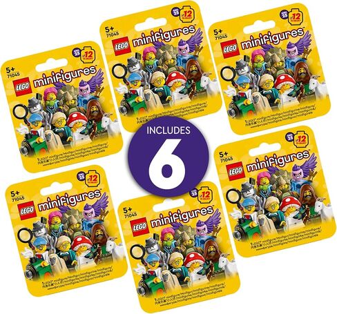 LEGO Minifigures Series 25 6 Pack, Mystery Blind Box, Includes 6 Surprise Minifigures, Collectible Gift for Boys, Girls and Kids Ages 5 and Up, 66763 in Saudi Arabia