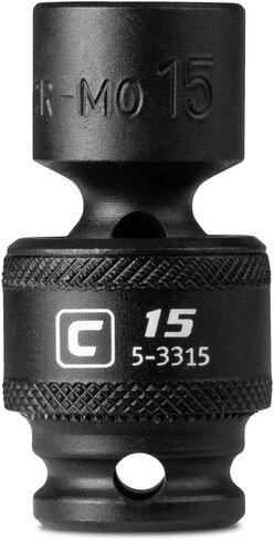 Capri Tools 516940 15 mm Universal Impact Socket, 3/8-Inch Drive, 6-Point, Metric in Saudi Arabia