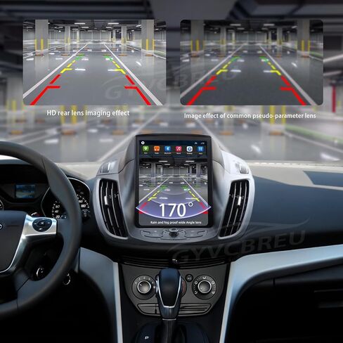 راديو السيارة ستيريو لفورد إسكيب C-MAX 2013-2018 استبدال الراديو Android Auto Car Play GPS Navigation شاشة عمودية Tesla Style مع DSP في Dash Headunit مشغل الوسائط المتعددة راديو السيارة الصوتي in Kuwait