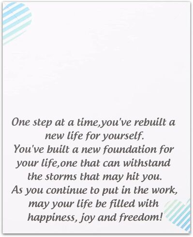 Alcoholics Anonymous Bracelet Recovery Jewelry The Twelve Promises AA Sponsor Gift For Men and Women in Saudi Arabia