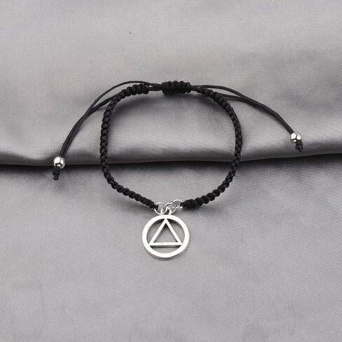 Alcoholics Anonymous Bracelet Recovery Jewelry The Twelve Promises AA Sponsor Gift For Men and Women in Saudi Arabia