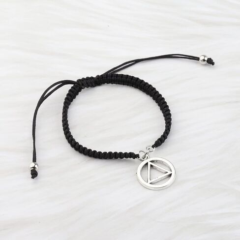 Alcoholics Anonymous Bracelet Recovery Jewelry The Twelve Promises AA Sponsor Gift For Men and Women in Saudi Arabia