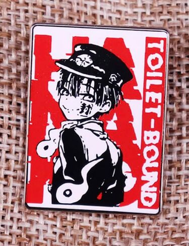 المرحاض ملزمة Hanako Kun Jibaku Shonen Manga Anime 1.2 "شارة المينا بدبوس in Saudi Arabia