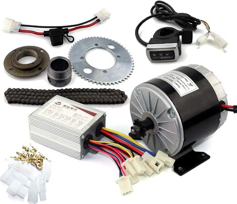 24V36V 350 واط معدات موتور نظام محرك Gokart مع دواسة الغاز طقم تحويل دراجة الطفل لتقوم بها بنفسك عربة 4 عجلات in Kuwait