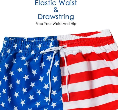 Mens Swim Trunks Quick Dry Swim Shorts with Mesh Lining Beach Shorts with Pockets Funny Swimwear Bathing Suits in Saudi Arabia