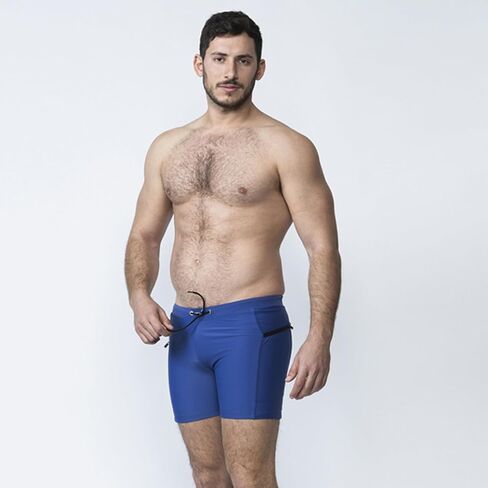 Taddlee Swimwear Men Swimsuits Swim Boxer Brief with Zipper Pockets Square Cut in Saudi Arabia