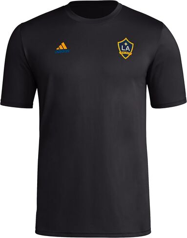 adidas Men's La Galaxy Short Sleeve Pre-Game T-Shirt in Saudi Arabia
