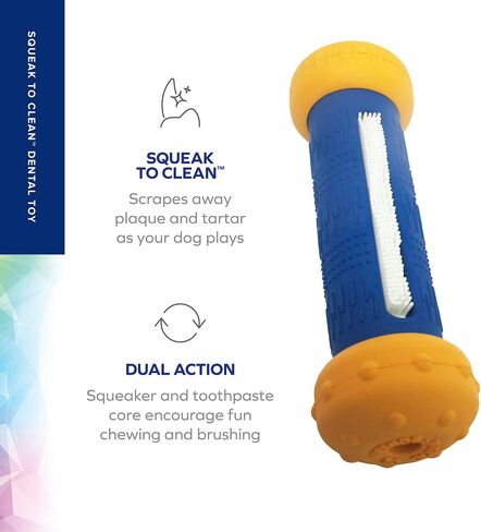 Arm & Hammer Fresh Spectrum 360 Degree EZ Clean Dog Dental Bone Chew Toy, Small | Dog Dental Toy for Small Dogs to Clean Teeth and Combat Bad Breath | Enhanced with Baking Soda and Coconut Oil in Saudi Arabia