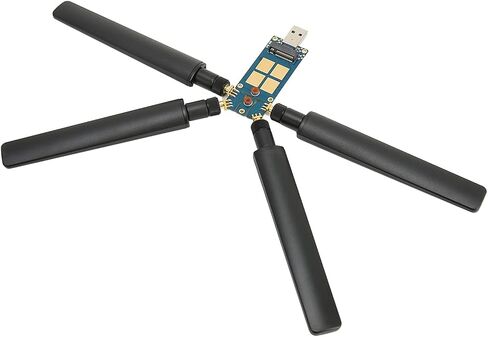 5G DONGLE Expansion Board, USB3.1 to M.2 Key B Card, 4 Antennas 5G DONGLE WiFi Card for 5G Module Laptop Internet in Saudi Arabia