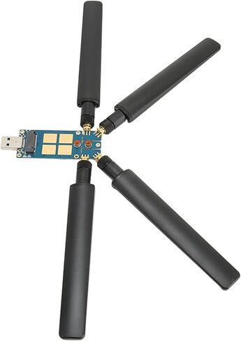5G DONGLE Expansion Board, USB3.1 to M.2 Key B Card, 4 Antennas 5G DONGLE WiFi Card for 5G Module Laptop Internet in Saudi Arabia