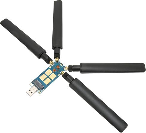 5G DONGLE Expansion Board, USB3.1 to M.2 Key B Card, 4 Antennas 5G DONGLE WiFi Card for 5G Module Laptop Internet in Saudi Arabia