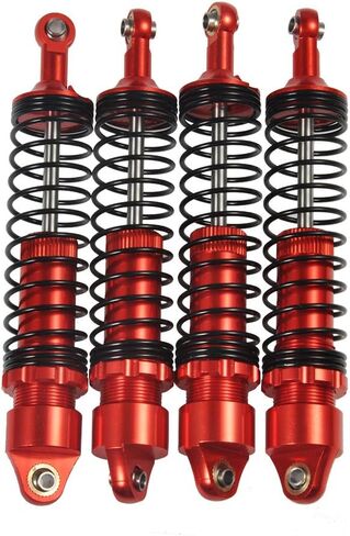 ممتص صدمات أحمر قابل للتعديل لـ 1/10 RC TRX-4 Wraith SCX10 D90 (100 مم) in Kuwait