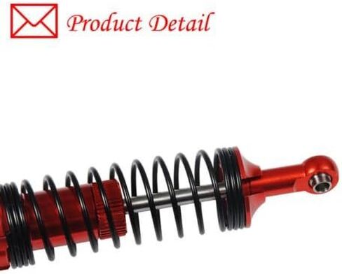 ممتص صدمات أحمر قابل للتعديل لـ 1/10 RC TRX-4 Wraith SCX10 D90 (100 مم) in Kuwait