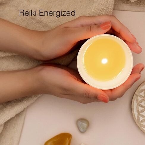 شمعة أتلانتس (مسك العود) النباتية المعطرة | عطر منزلي عضوي، علاج عطري | هدية فاخرة للجنسين للرجال والنساء | 227 جرام، 45 ساعة in Saudi Arabia