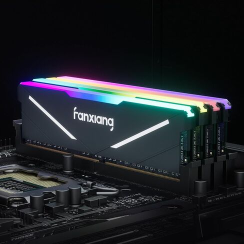 RGB DDR4 RAM 32GB (2x16GB) 3600MHz CL18 V1.35, Desktop Gaming Machine Overclocking Memory, Intel XMP 2.0 & AMD Compatible - Black in Saudi Arabia
