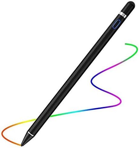 Stylus Pens for Touch Screens,Active Stylus Pen Compatible with Apple,1.5mm Fine Point Digital Pen,Rechargeable Stylus for i-Pad/Pro/Air/Mini/i-Phone/Cellphone/Samsung/Tablet Drawing&Writing (White) in Saudi Arabia