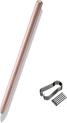 PCTC Galaxy Tab S7 S Pen Replacemen Stylus for Samsung S7+ Plus (EJ-PT870) S8 S8+ Ultra Touch + Tips/Nibs(WithoutBluetooth)(Mystic Bronze) in Saudi Arabia