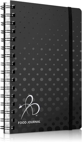 Official Food Journal | Daily Meal Planner and Food Journal for Bright Line Eaters | 90 Days | Black | Use to Stay Accountable and Track Food, Water, and Weight Loss (Black) in Saudi Arabia